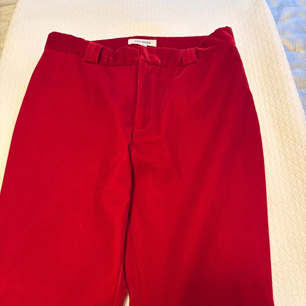 Steven Madden Velvet Wide-Leg Pant